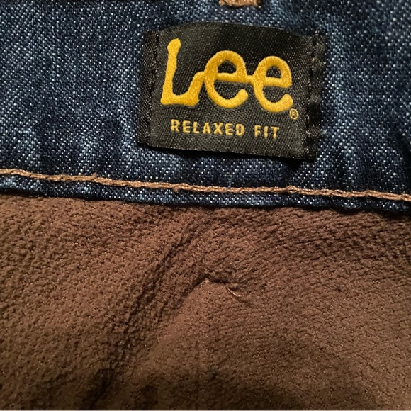 Lee Men’s Fleece Lined Jeans 36” x 34” Winter Warm - Picture 7 of 7
